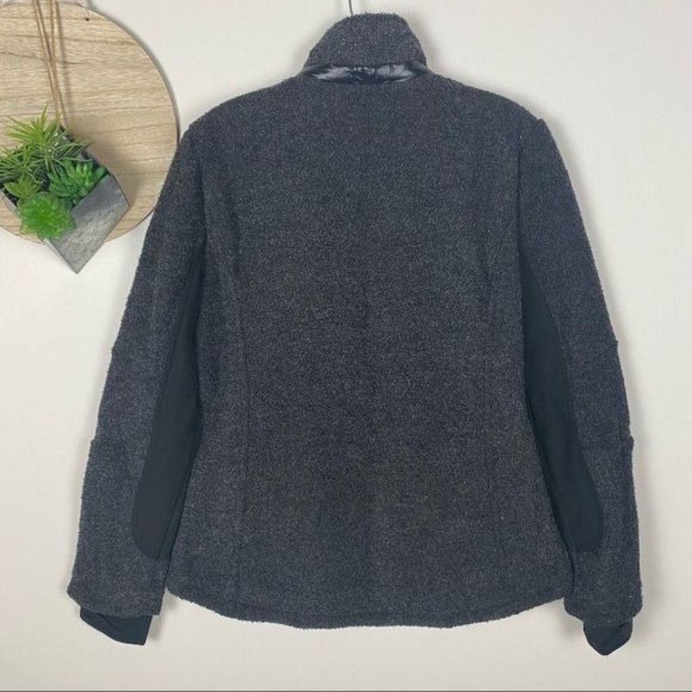 Halifax Traders Mixed Media Front Zip Jacket With… - image 4